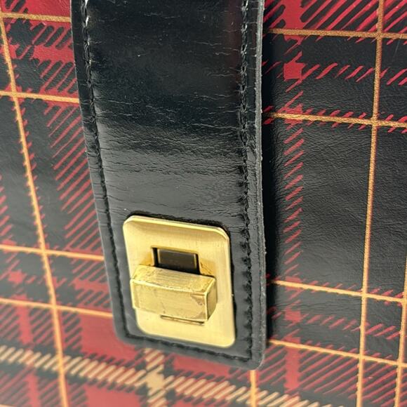 Patricia Nash Tartan Plaid Tauria Box Satchel - Picture 5 of 10